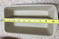 Pampered Chef Stone Loaf Meatloaf/Bread Baking Bread Pan #010802 USA 11”x 6 1/8”