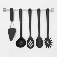 OXO Good Grips Black Nylon Soup Ladle With Soft Comfortable Grip Dishwasher Safe