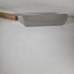 Unbranded SS Turner Spatula Large 8″ Total length includes Wood Handle 14.5″ NOS