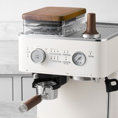 Kitchenaid Walnut Espresso Tools 3 Piece Coffee Hopper Bottomless Portafilter