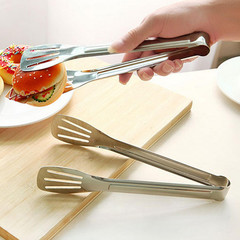 Stainless Steel Kitchen Tongs Serving Utensils BBQ Tongs For Cooking Heavy Duty