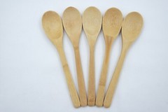 5 Piece Bamboo Utensil Kitchen Wooden Spoon Kitchen Tool ( USA Seller )