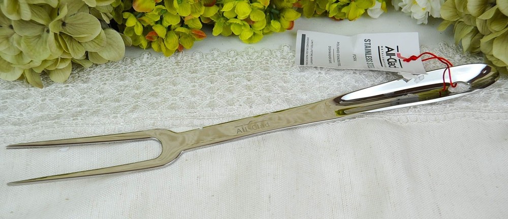 All-Clad Metalcrafters Polished Stainless Steel FORK 13.5 inch, NEW