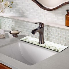 Sink Faucet Absorbing Mat, 2 Pack Drying Mat Around Faucet Sink Splash Guard …