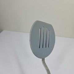 Vtg Bonny Nylon Round Wide Slotted Spatula Turner Flipper Blue Plastic