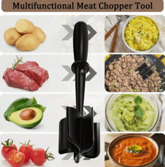 1pc Heat-Resistant Meat Chopper – Ground Beef Masher & Shredder Tool for Cooking