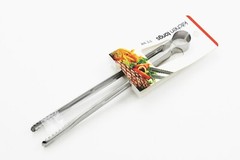 Korean BBQ Stainless Steel Tongs Light Weight BBQ Seafood Bread Multi Purpose