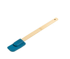 9 Piece Bamboo Kitchen Utensil Set Blue Cooking Gadgets Collection