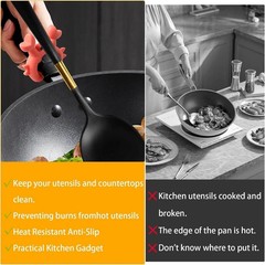 Silicone Crab Spatula Holder Heat Resistant Utensil Rest Kitchen Cooking Tool