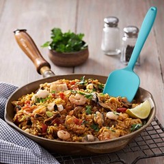 SILICONE SPATULA 3PIECE SET ERGONOMIC HANDLE HIGH HEATRESISTANT SPATULAS NONSTIC
