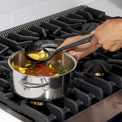 OXO Good Grips Black Nylon Soup Ladle With Soft Comfortable Grip Dishwasher Safe
