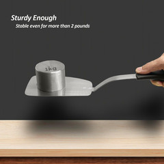 Stainless Steel Flexible Spatula Solid Turner, Thin Metal Spatula for Cast Iron