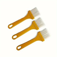 3pcs Food Grade Oil Brush Set BBQ Baking Cooking Silicone Brush – NEW