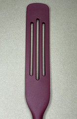Curtis Stone Spurtle Slotted Spatula Turner Burgundy Kitchen Utensil