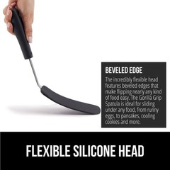 BPA-Free Silicone Spatula for Non Stick Frying Pan, Heat Resistant Flexible H…