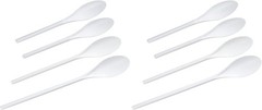 Select Plastic Spoon Set, 10-14.5 inch 4 Piece, White