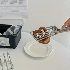 Stainless Steel Steak Clamp Food Clip Tongs Bread Meat BBQ Kitchen Cooking Tool