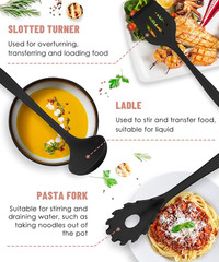 Kitchen Utensils Set-12 Pieces Silicone Cooking Utensils Set Dishwasher Safe 392