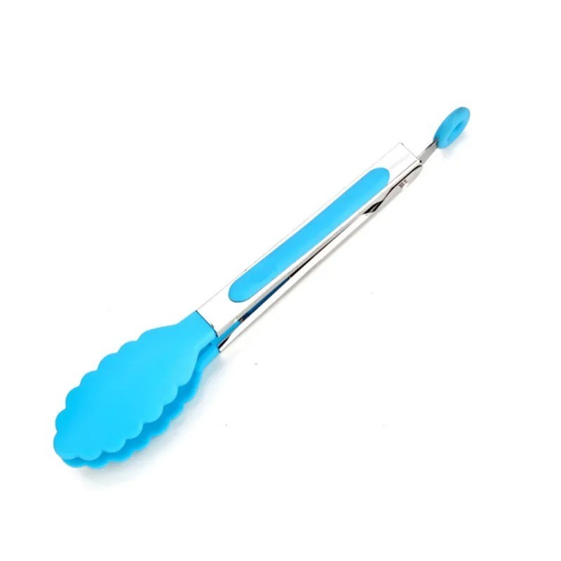 Food Tong Stainless Steel Kitchen Tongs Silicone Nylon Non-Slip Cooking Clip Cla