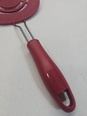 Chefstyle Red Wide Round Spatula Flexible Spatula For Pancakes