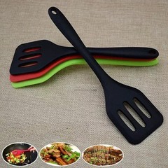 Kitchen Silicone Turners Gadgets Spatula Egg Fish Frying Pan Scoop Fried Shovel