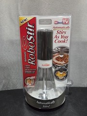 New Robo Stir Automatic Pot Stirrer 3-Speed Cordless Non-Stick As Seen On TV