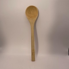 Pampered Chef Spoon Bamboo Wooden Kitchen Tools Mixing Cooking Baking 12″ Round