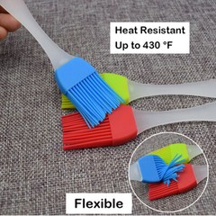 6~18 PCS Oil Brush Silicone Baking Pastry Cream For BBQ Basting Kitchen Party US