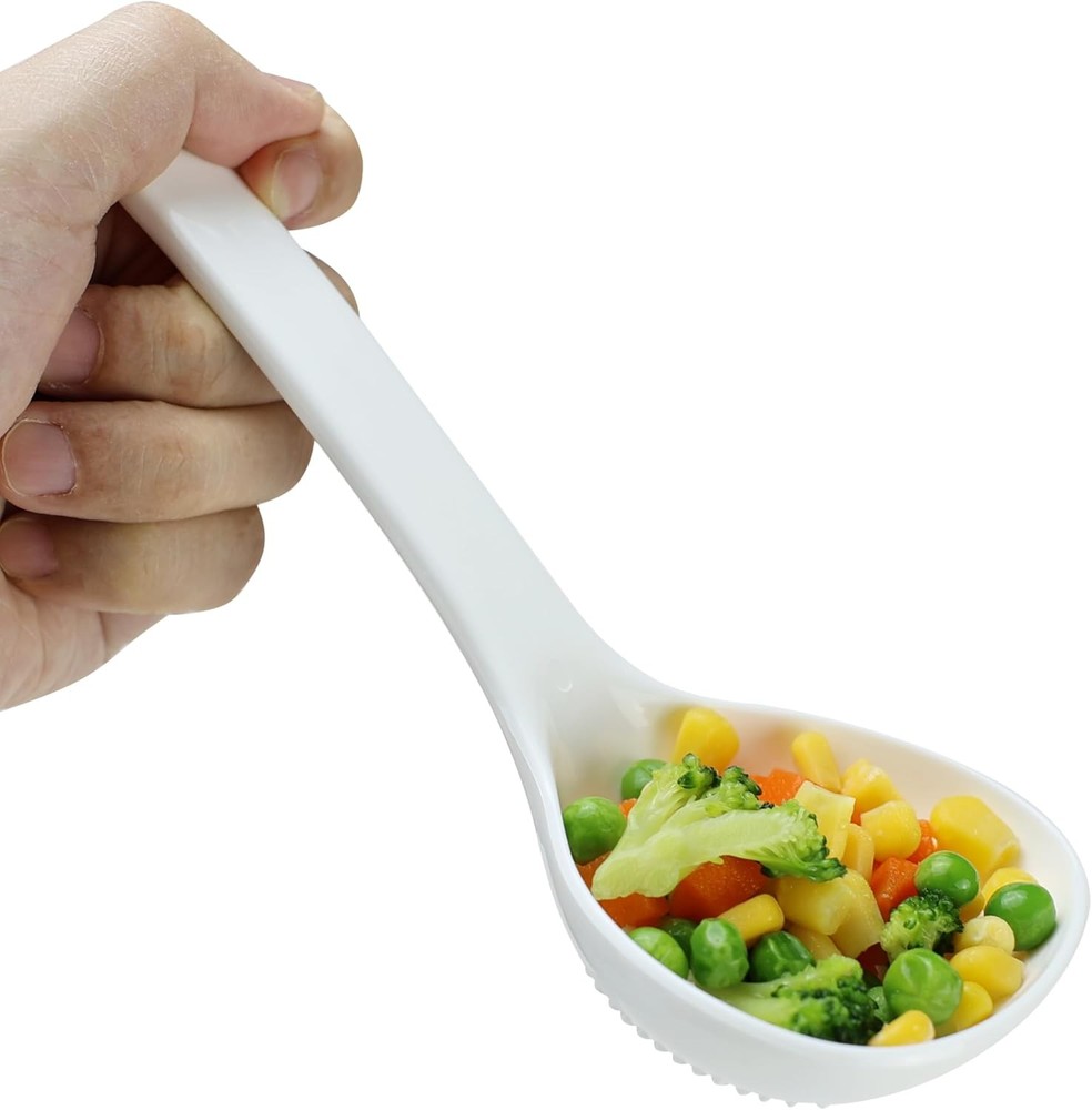 2 Pack Plastic Soup Ladle Serving Spoon for Serving Cooking Mixing Stews Noodles