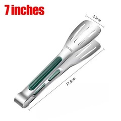 Stainless Steel Steak Clamp Food Bread Meat Clip Tongs BBQ Kitchen Cooking Tools