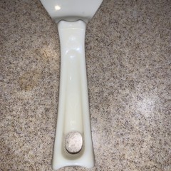Rice Serving Paddle Ivory Color Unbranded