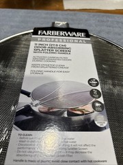 NEW Farberware Pro Stainless Steel 11 Inch Odor Absorbing Splatter Screen