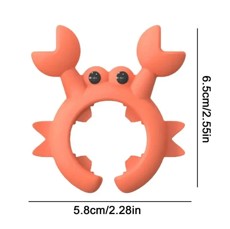 Silicone Crab Spatula Holder Heat Resistant Utensil Rest Kitchen Cooking Tool