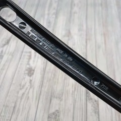 Vintage Ultratemp Black Round Slotted Holes Serving Spoon 2118 Robinson Knife