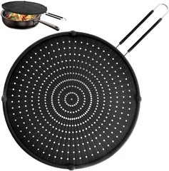 Silicone Splatter Screen for Frying Pan,13inch Grease Splatter