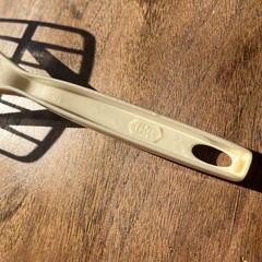 Vintage Foley Potato Masher Almond Cream Plastic Mid Century Kitchen Utensil USA