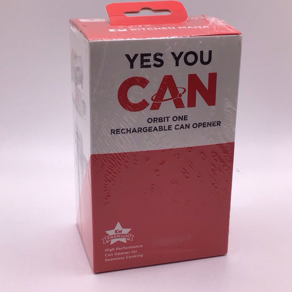 Yes You Can Orbit One Rechargeable Can Opener Compact White Small CO5600 W New