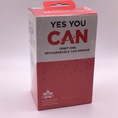 Yes You Can Orbit One Rechargeable Can Opener Compact White Small CO5600 W New