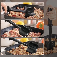 Meat Chopper Ground Beef Masher Heat Resistant Hamburger Mixing Tool