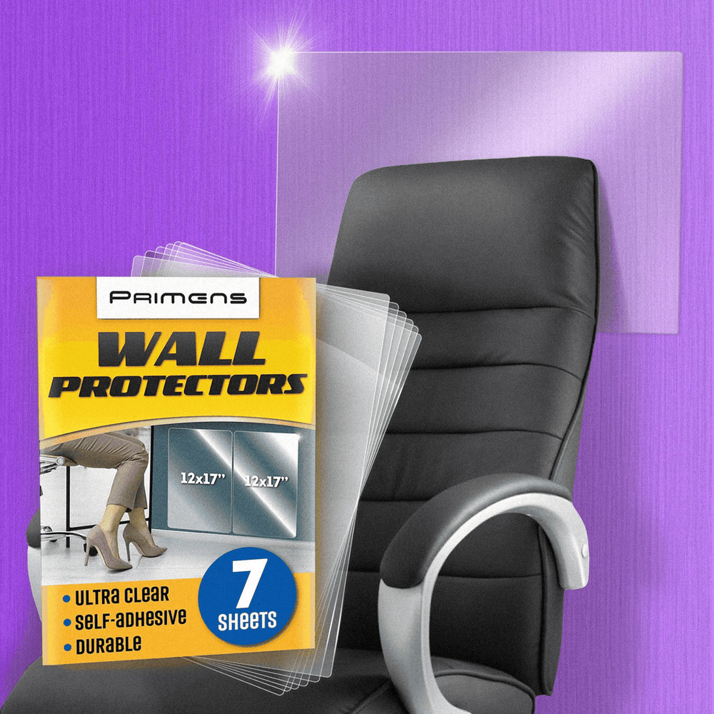 Wall Protector Sheets for Painted Wall. Clear Plastic Adhesive Film Stickers
