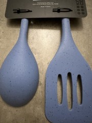 Slotted Turner And Spoon Set Of2 Silicone Tool Kitchen Concepts USA 🇺🇸 Seller