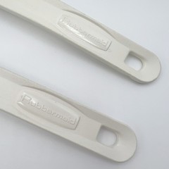 Rubbermaid Heavy Duty Nylon Spoons Basting Stir 1973 Solid 1974 Slotted Set of 2