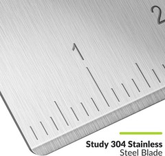 Stainless Steel Bench Scraper with Non-Slip Grip – Perfect for Pastry and Dough