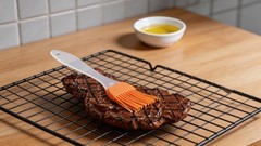 Kitchen Silicone Basting Brush 6 Piece Set Durable Baking BBQ Tool