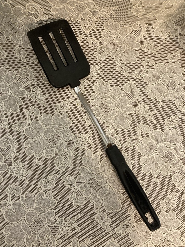 Vintage Unbranded Ekco-like Nylon Spatula Black 12.25”