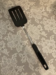 Vintage Unbranded Ekco-like Nylon Spatula Black 12.25”