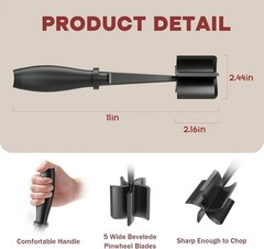 Heat Resistant Meat Chopper Smasher for Ground Beef Hamburger & More NEW