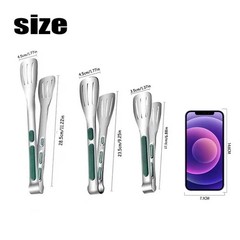 Stainless Steel Steak Clamp Food Bread Meat Clip Tongs BBQ Kitchen Cooking Tools