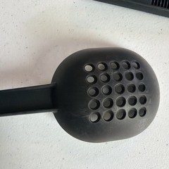 T-fal Black Nylon Spatula Circle Holes Lightweight Plastic Flipper Utensil 2