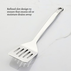 Provisions Chef’s Tools, Slotted Spatula/Turner, (13-Inch), Artisan-Polished …